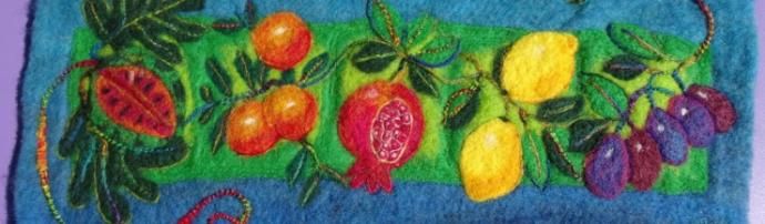 Textile work by Fiona Courtenay-Thompson